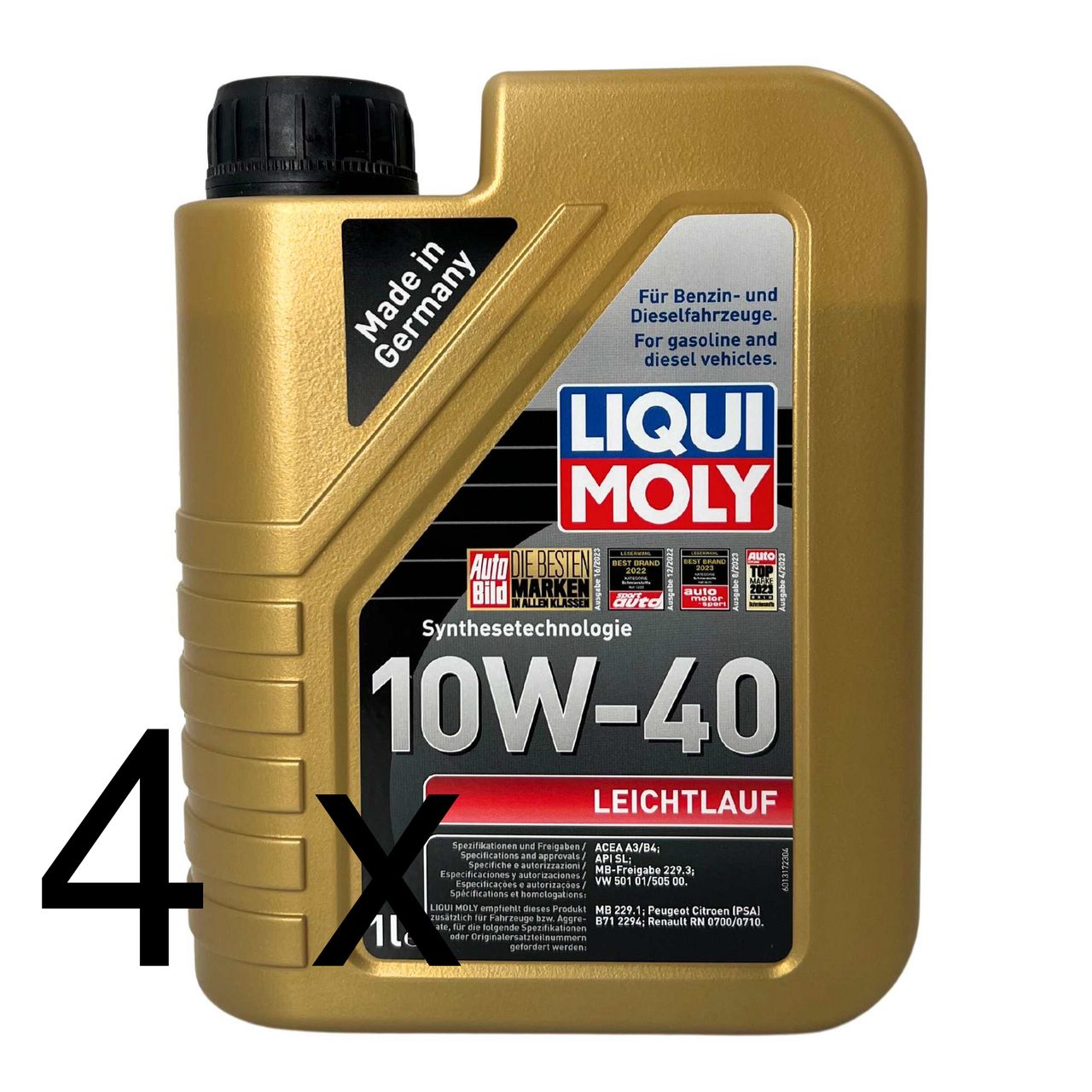 Liqui Moly Leichtlauf 10W-40 4x1 Liter