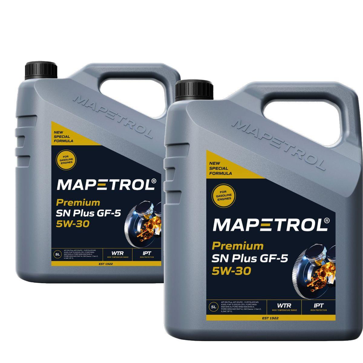 Mapetrol Premium SN Plus GF-5 5W-30 2x5 Liter