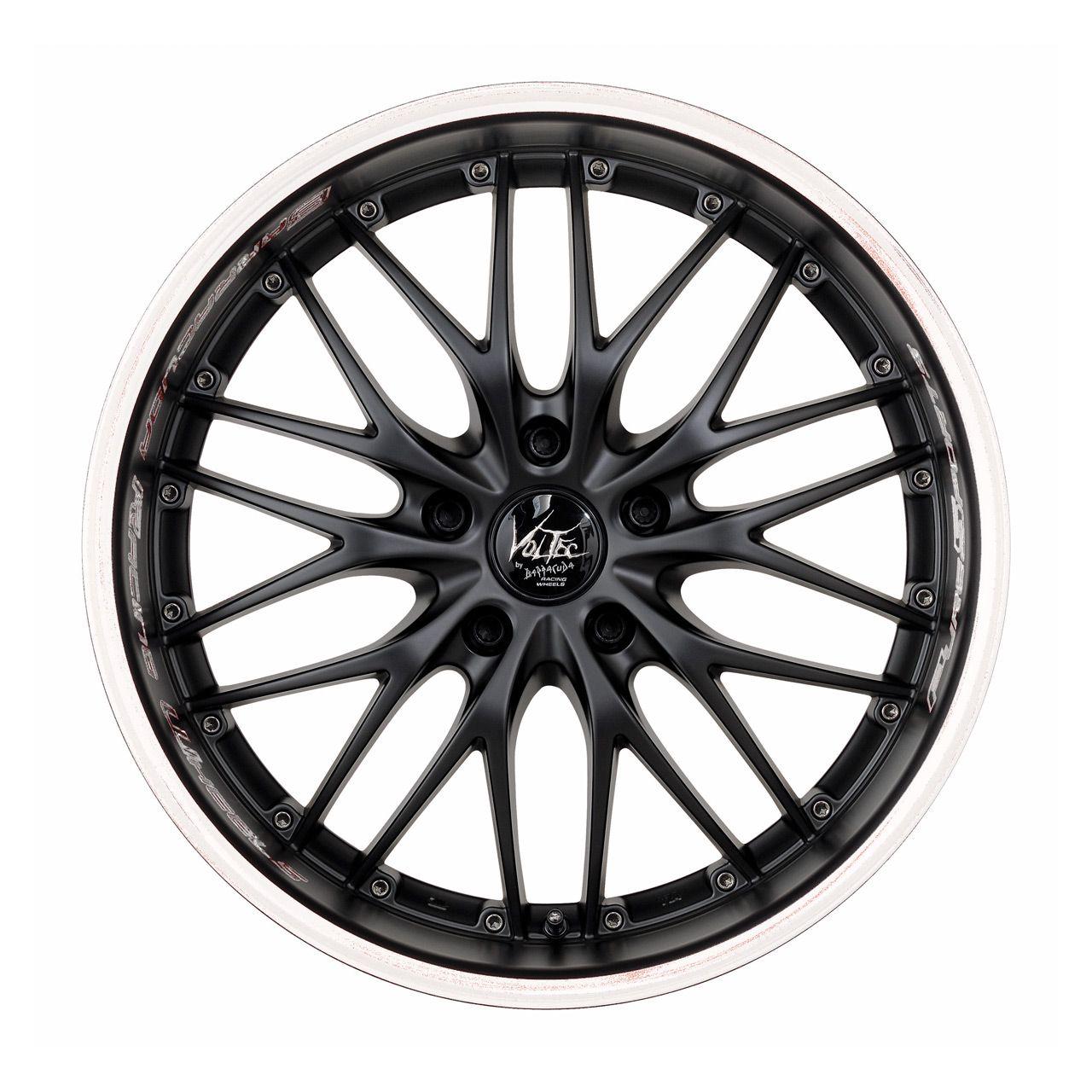 BARRACUDA VOLTEC T6 mattblack puresports color trim weiss 7.0Jx17 4x100 ET33