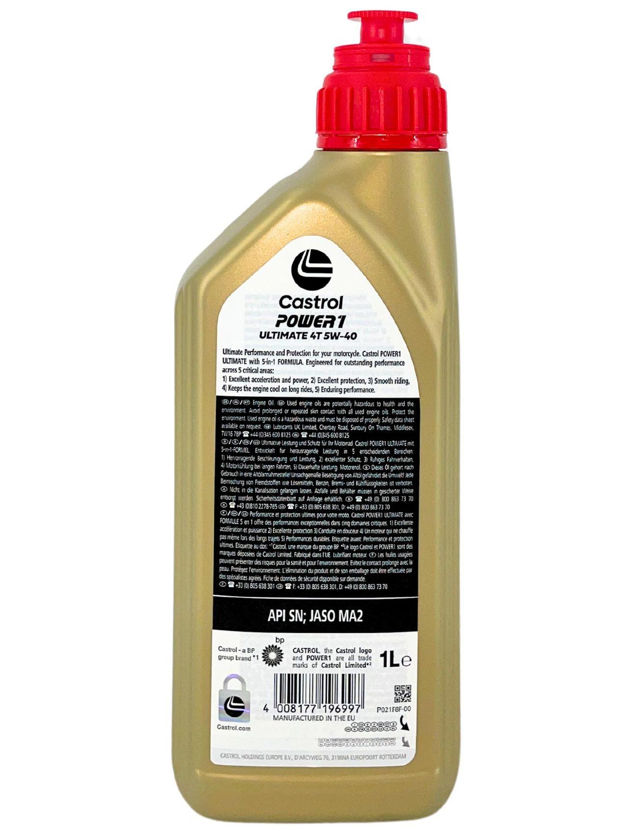 Castrol Power 1 Ultimate 4T 5W-40 1 Liter