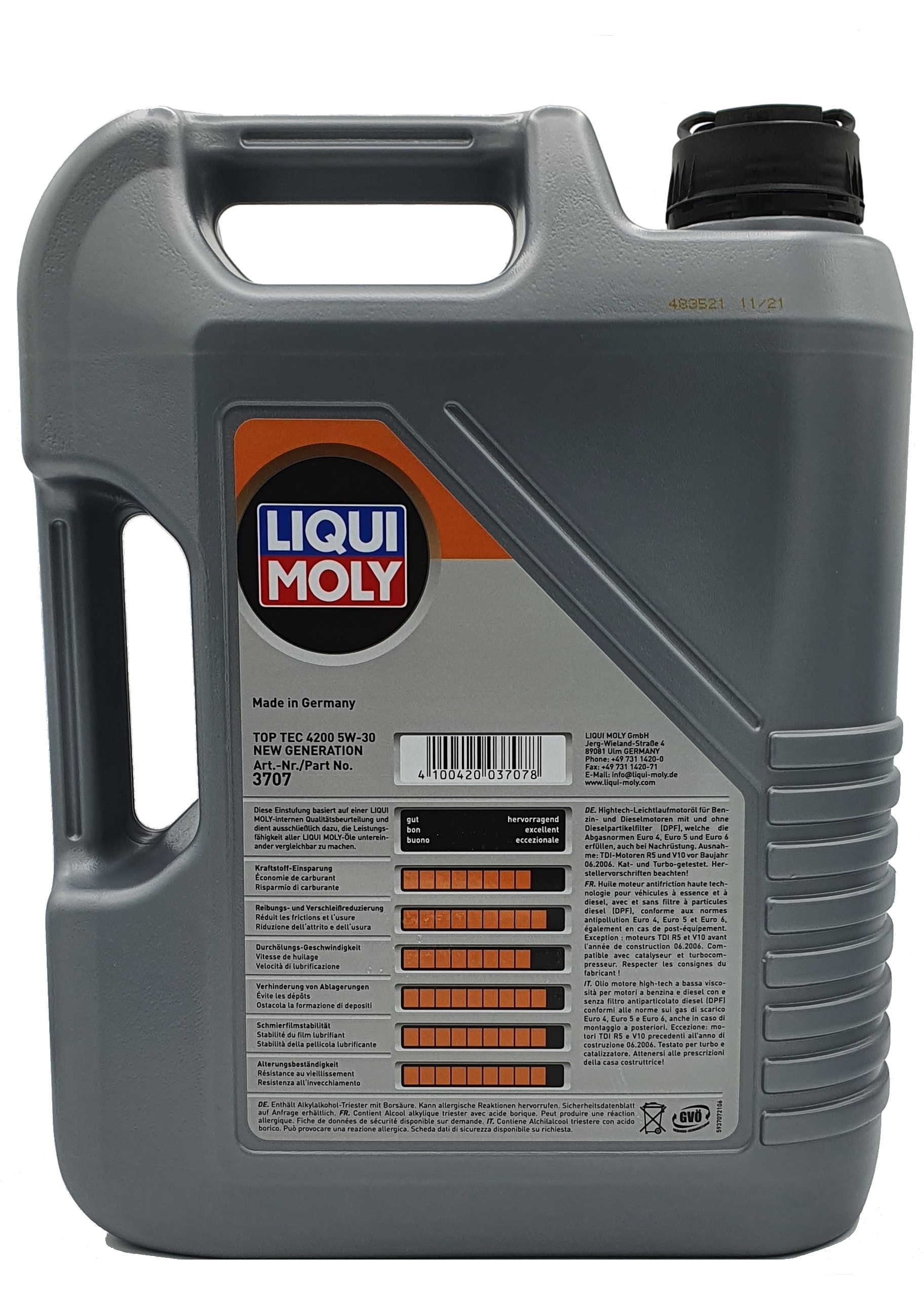 Liqui Moly Top Tec 4200 5W-30 5 Liter | G18742158