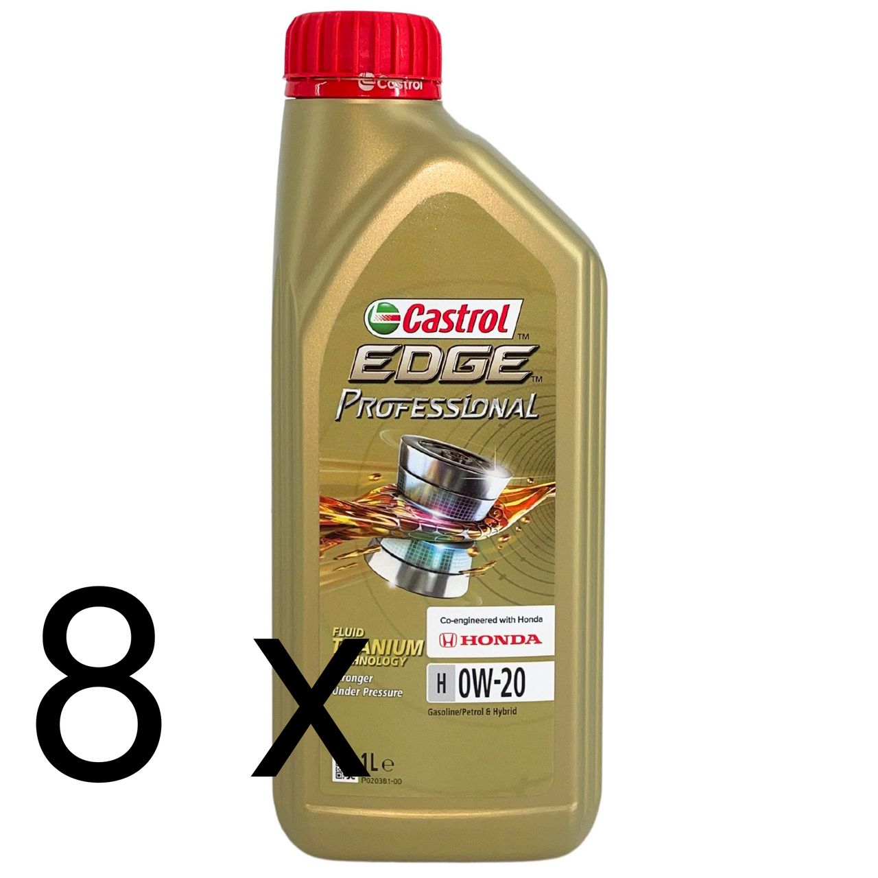 Castrol Edge Professional Fluid Titanium H 0W-20 8x1 Liter