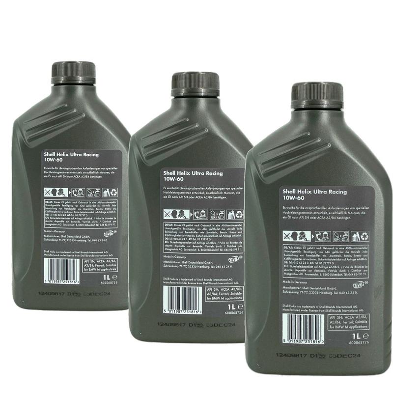 Shell Helix Ultra Racing 10W-60 3x1 Liter