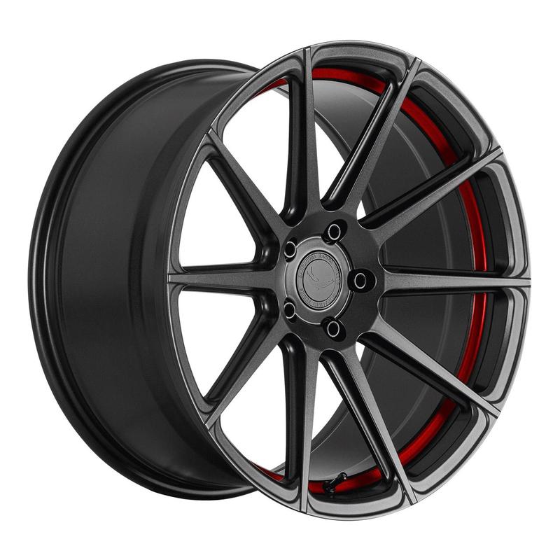 BARRACUDA PROJECT 2.0 Mattgunmetal/ undercut Color Trim rot 9.0Jx20 5x112 ET35