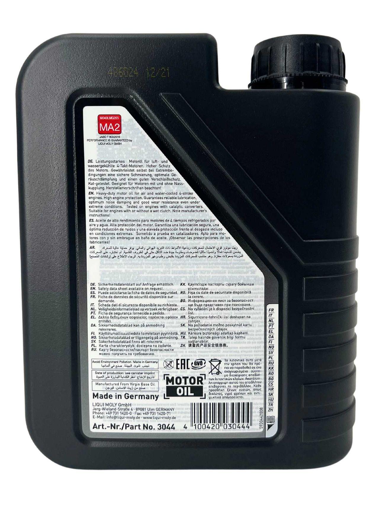 Liqui Moly Motorbike 4T Basic Street 10W-40 1 Liter
