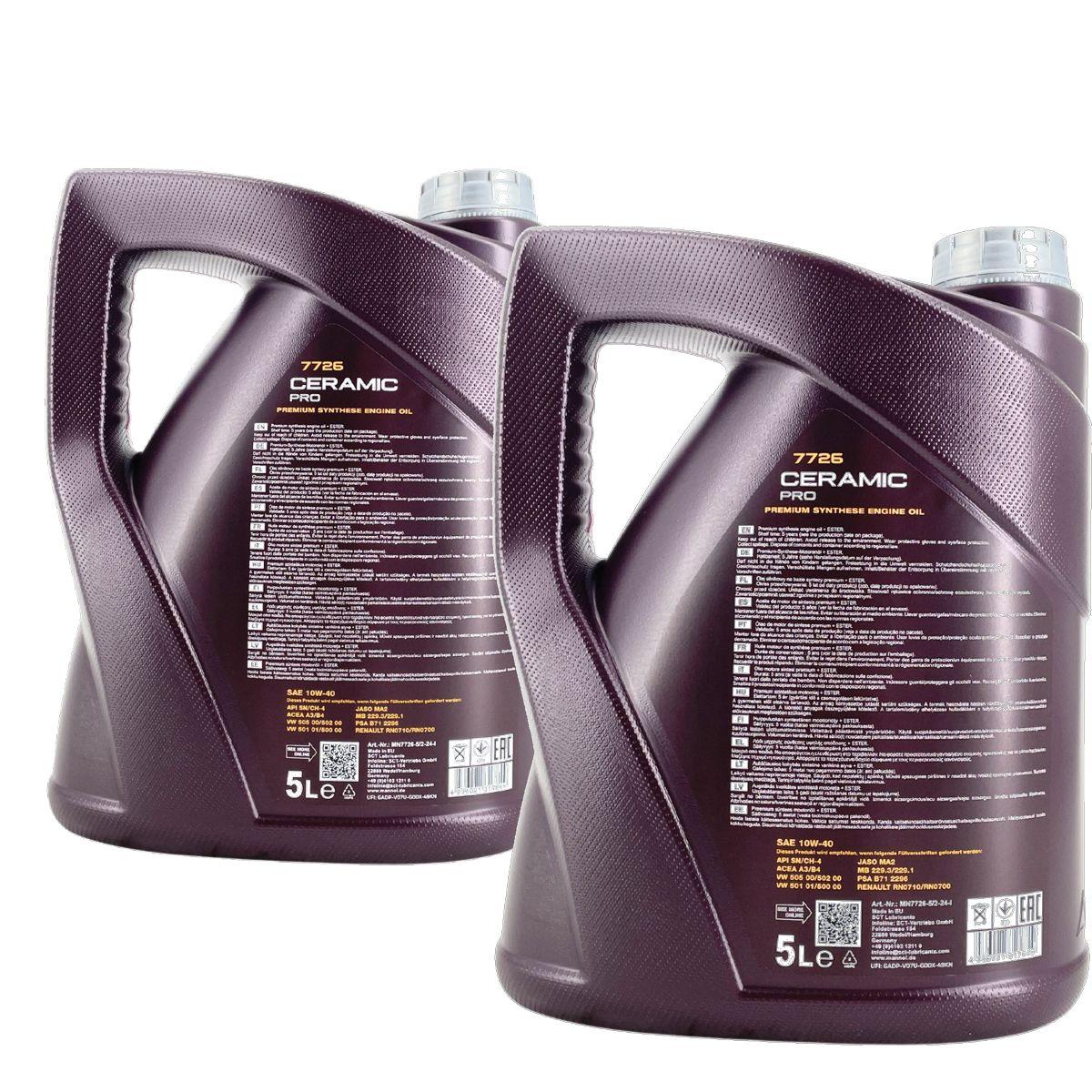 Mannol Ceramic Pro 10W-40 2x5 Liter