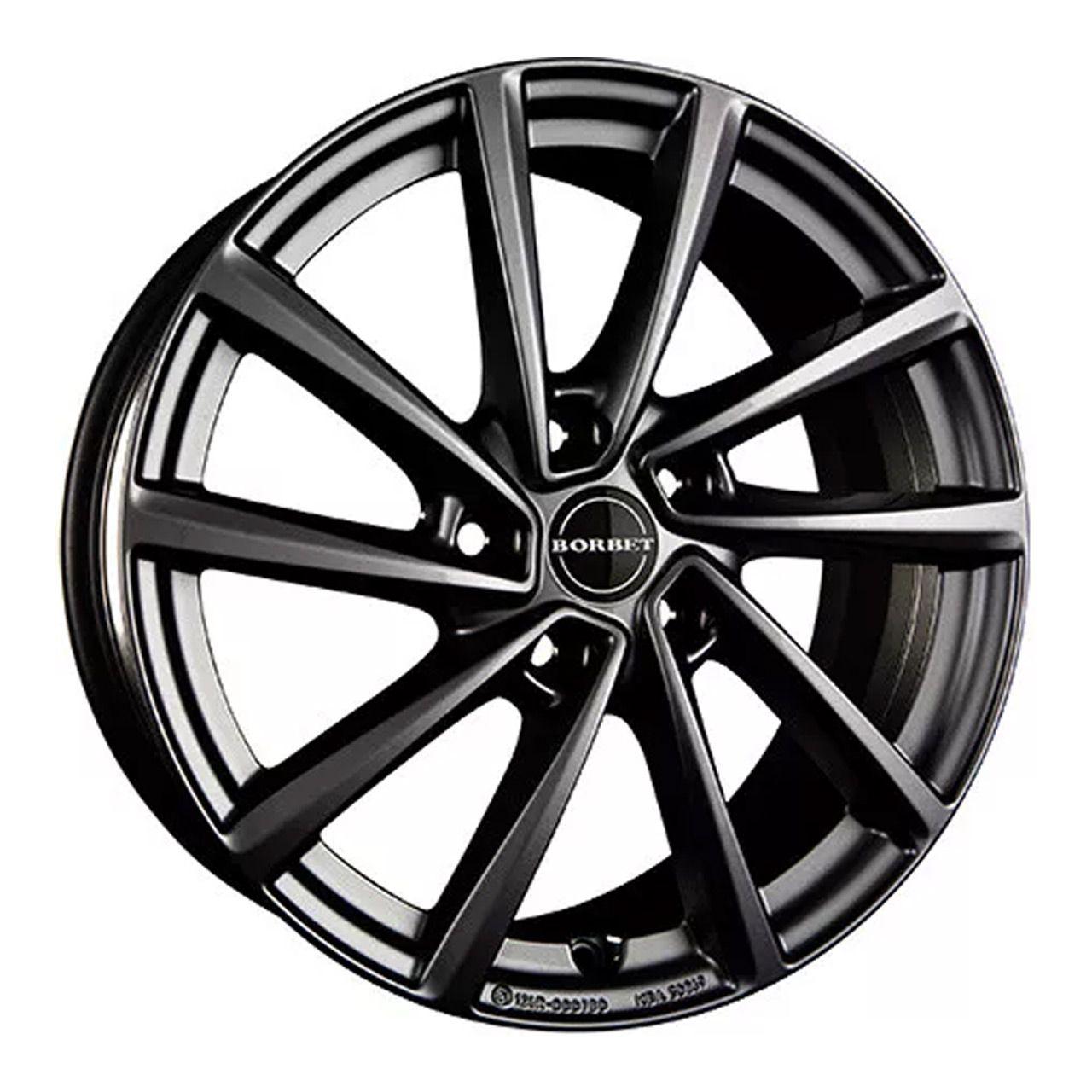 BORBET DESIGN VT mistral anthrazit glänzend 7.5Jx17 5x114.3 ET50