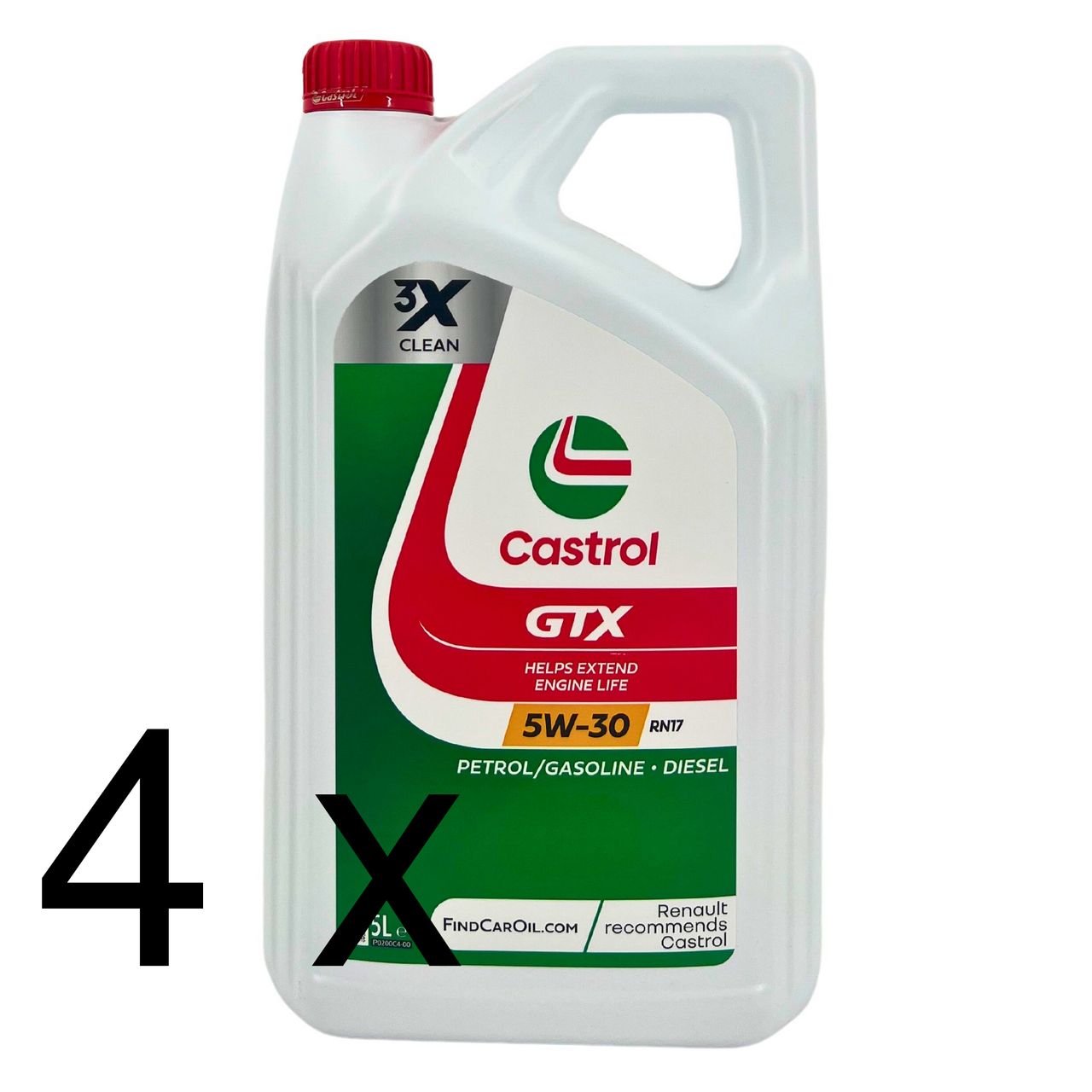 Castrol GTX 5W-30 RN17 4x5 Liter