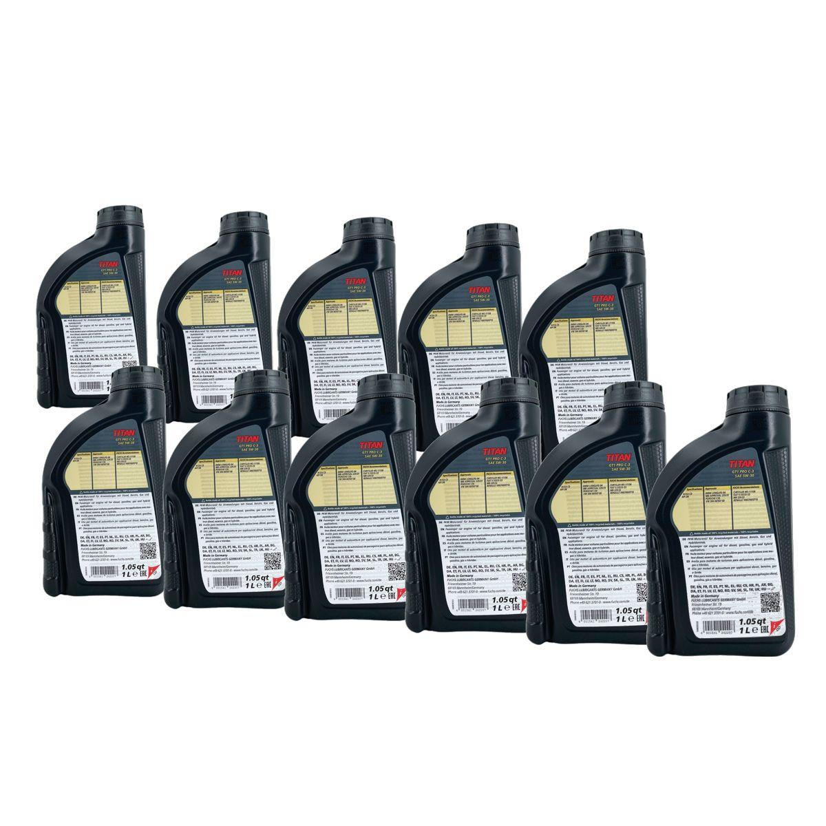 Fuchs Titan GT1 PRO C-3 5W-30 11x1 Liter