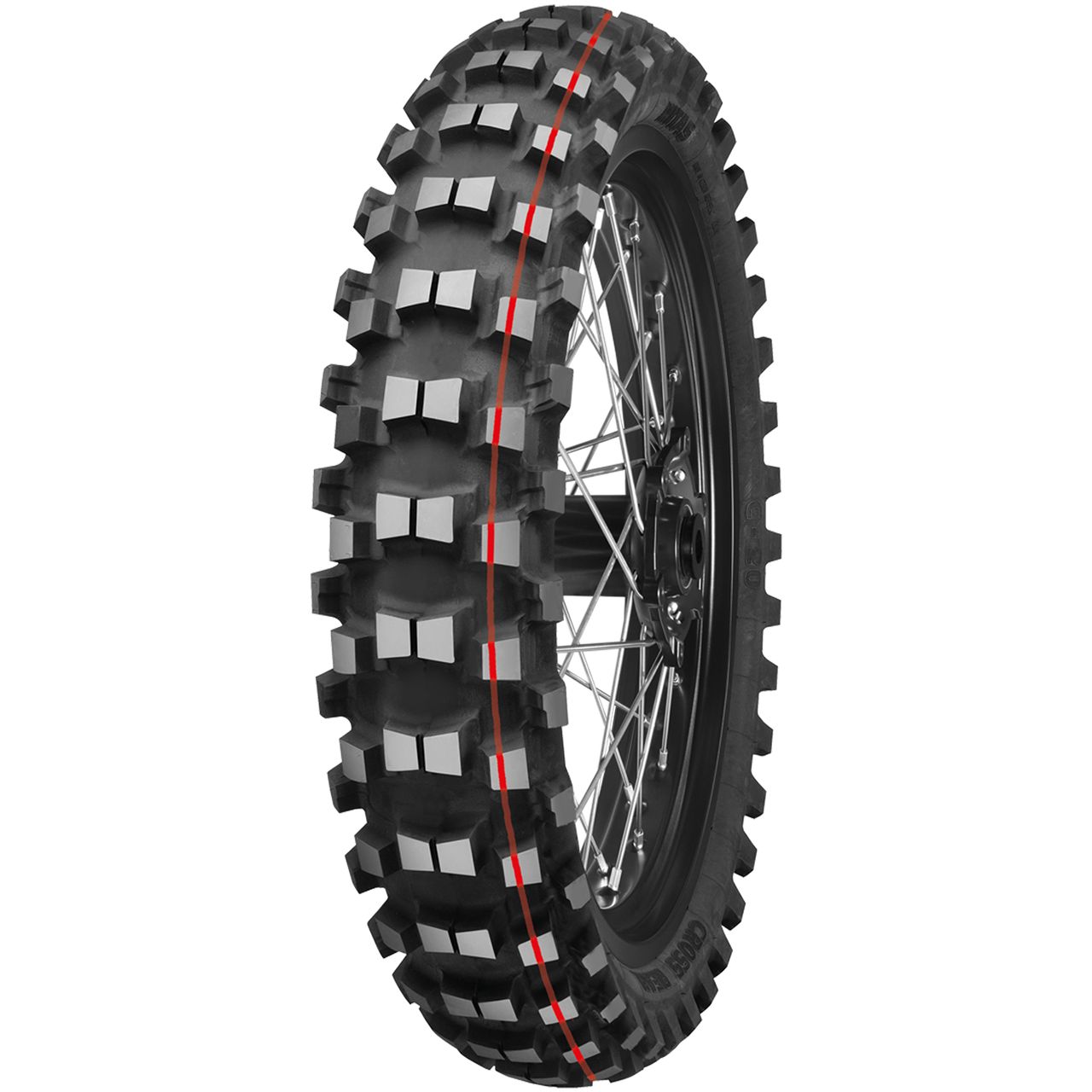 MITAS C-20 PIT CROSS 90/100 - 12 TT 46M NHS RED STRIPE REAR