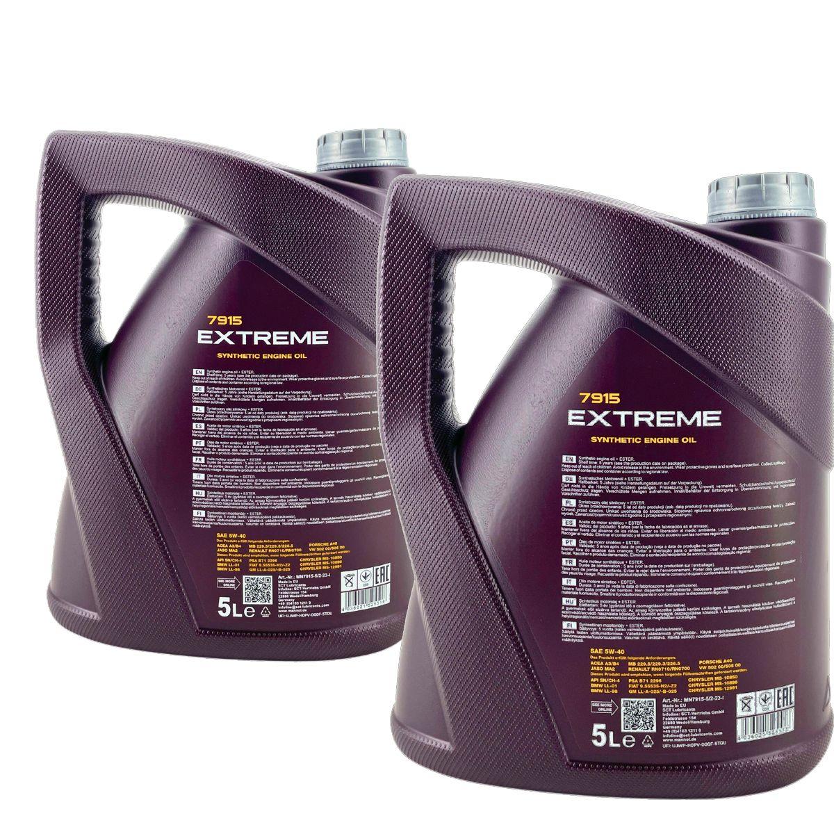 Mannol Extreme 5W-40 2x5 Liter