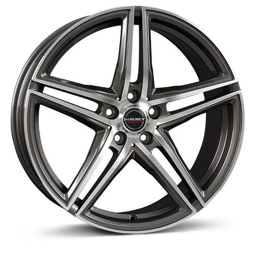 BORBET DESIGN XRT graphit poliert 8.0Jx18 5x112 ET40