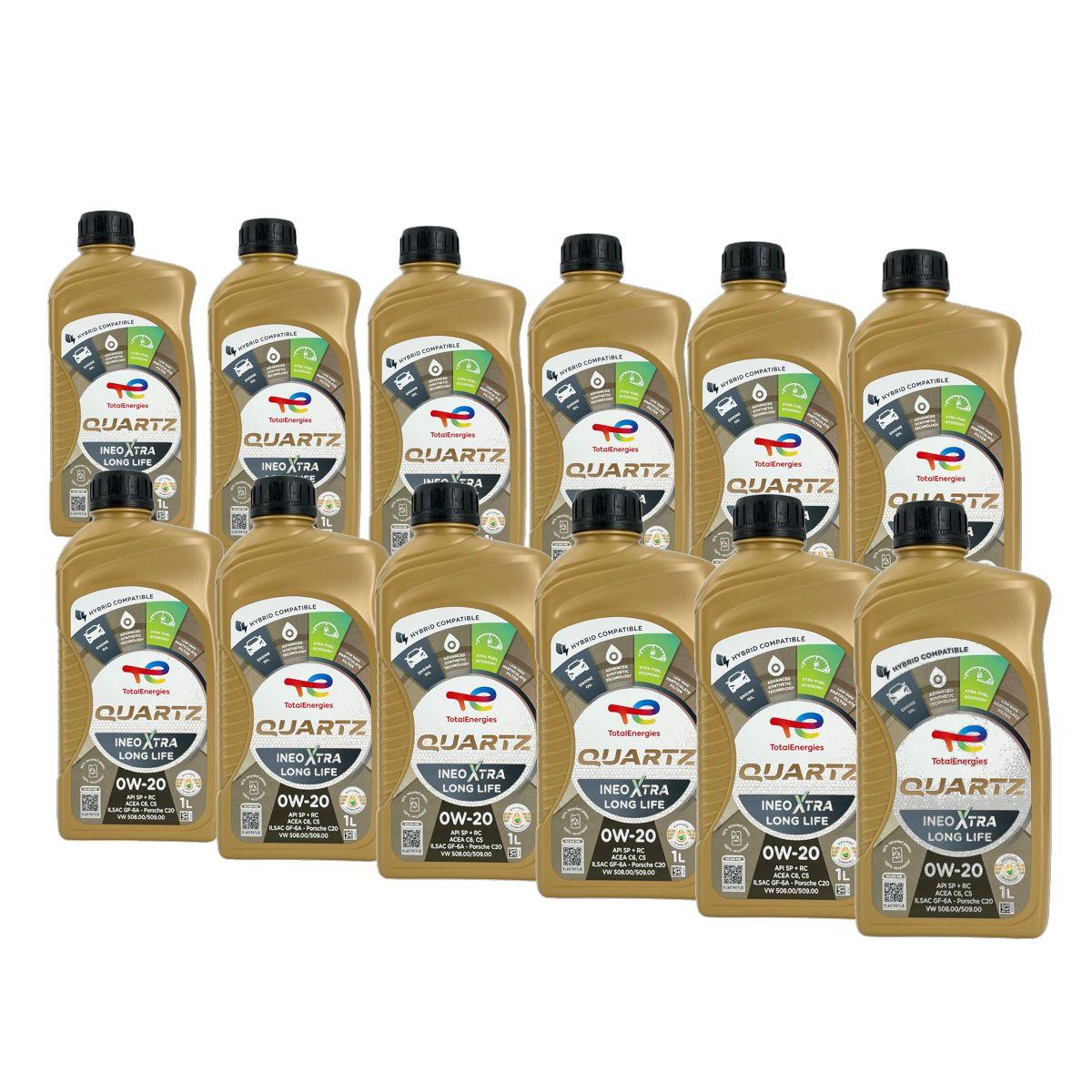 Total Quartz Ineo Xtra Longlife 0W-20 12x1 Liter