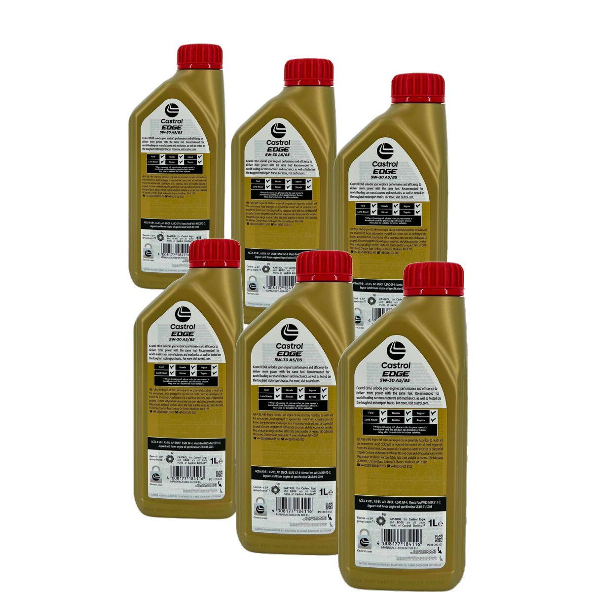 Castrol Edge 5W-30 A5/B5 6x1 Liter