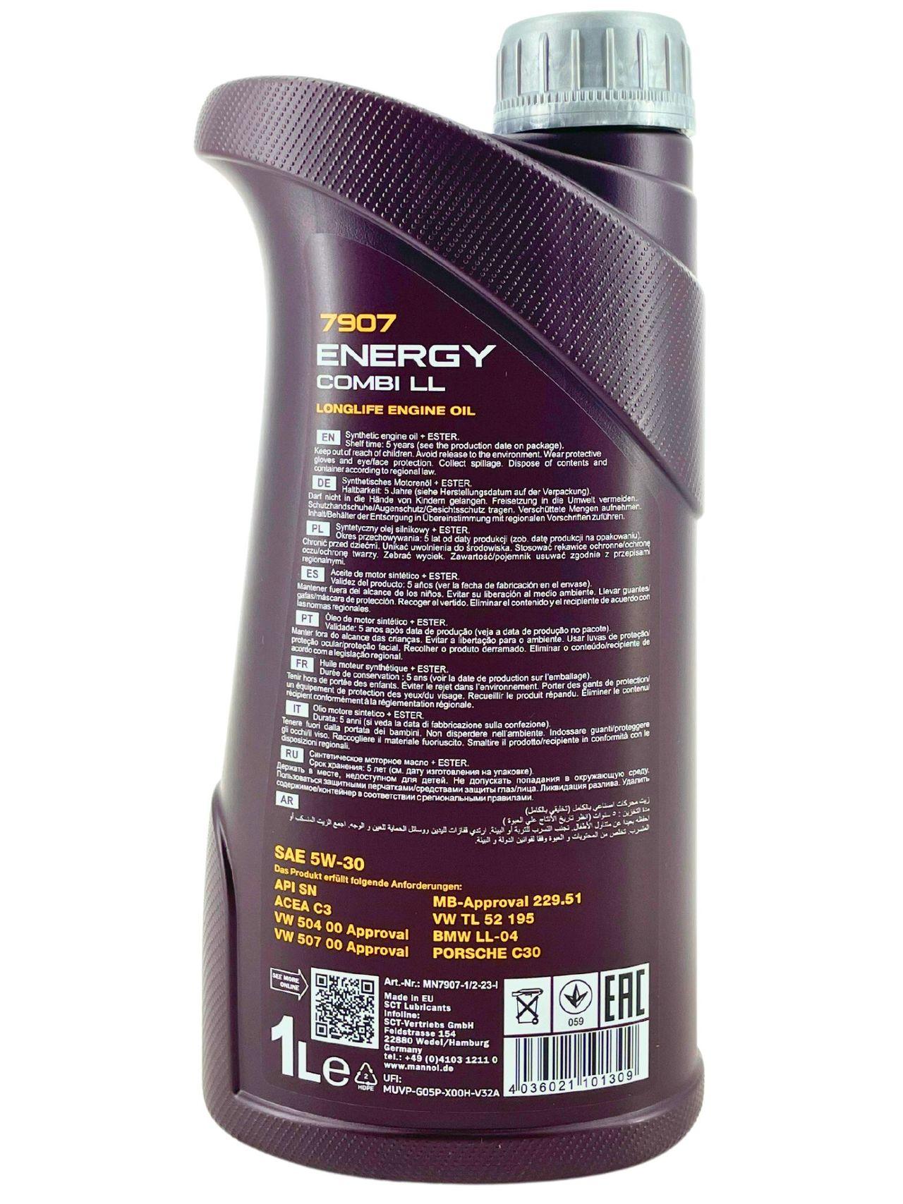Mannol Energy Combi LL 5W-30 1 Liter