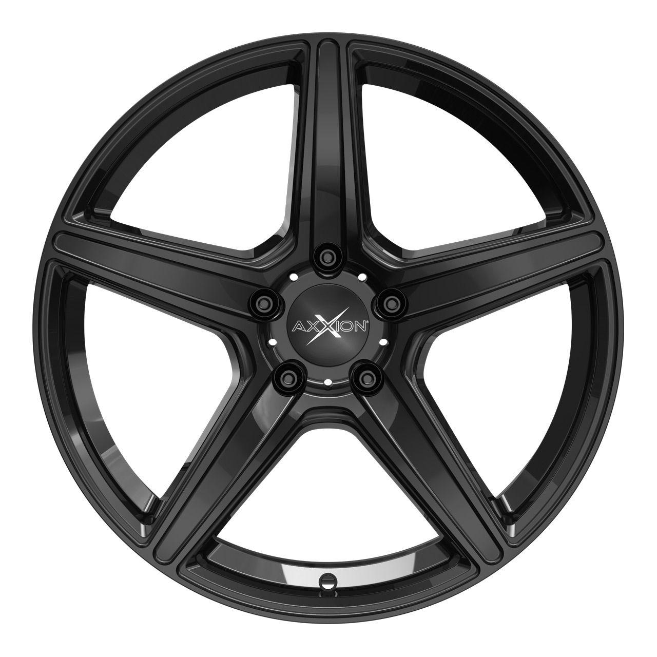 AXXION AX7 SUPER CONCAVE black glossy painted 8.0Jx18 5x112 ET48