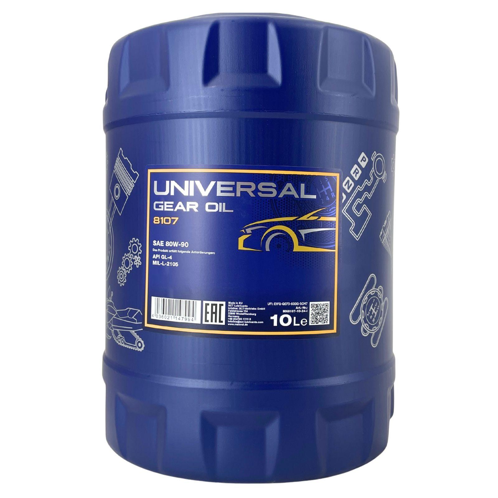 Mannol Universal Getriebeöl 80W-90 GL-4 10 Liter
