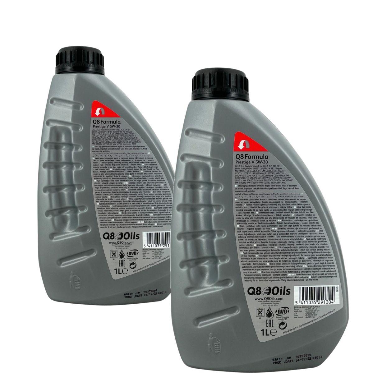 Q8 Formula Prestige V 5W-30 2x1 Liter
