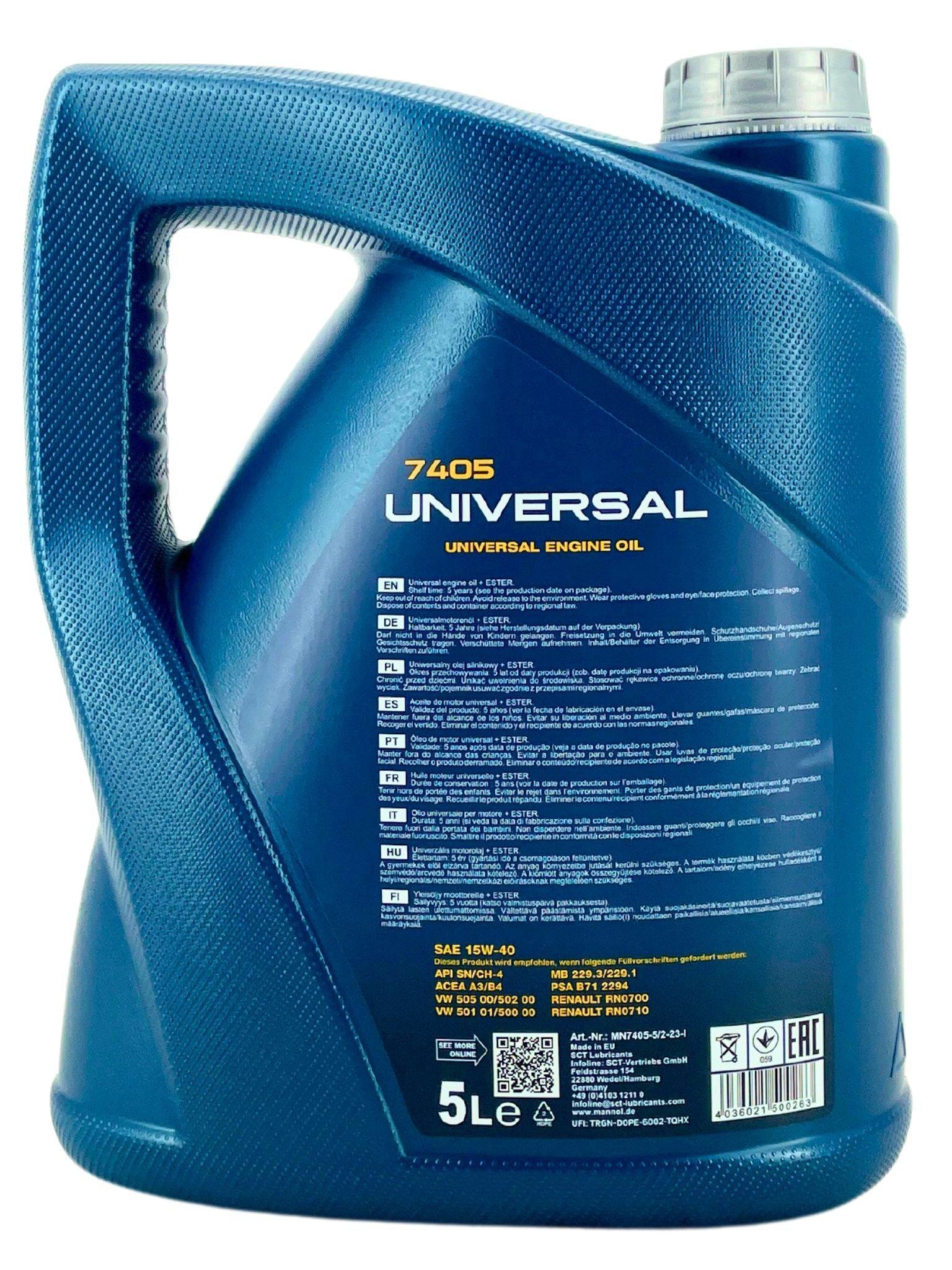 Mannol Universal 15W-40 5 Liter
