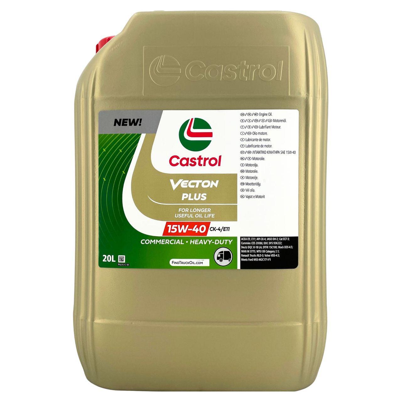 Castrol Vecton Plus 15W-40 CK-4/E11 20 Liter