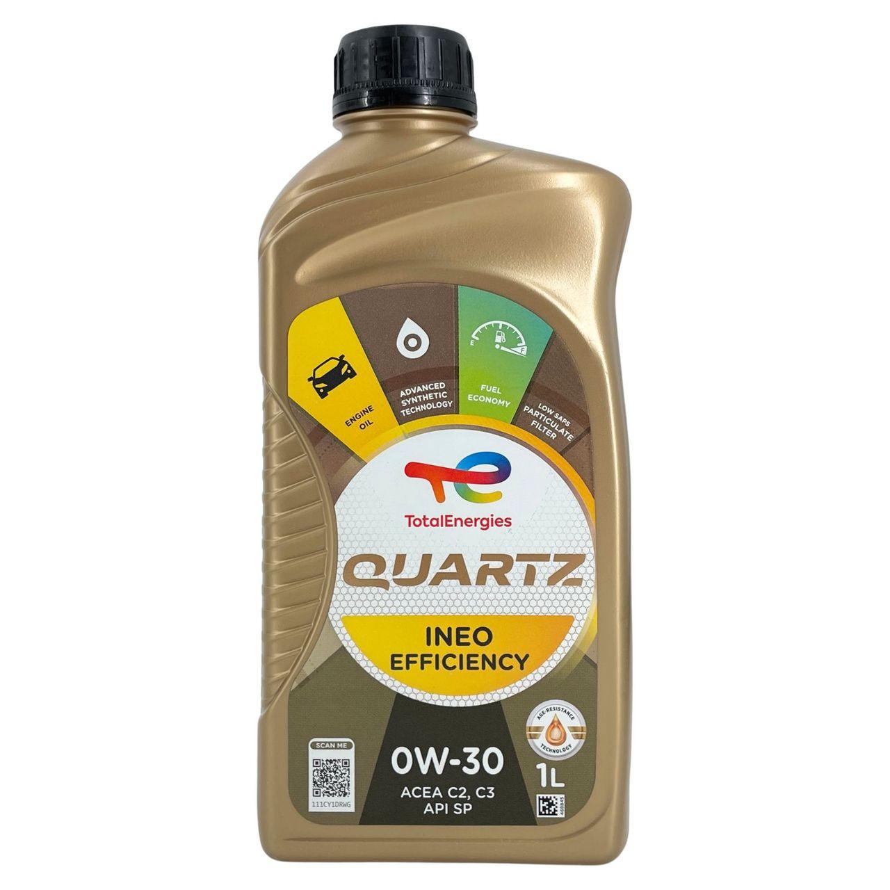Total Quartz Ineo Efficiency 0W-30 1 Liter