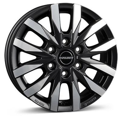 BORBET DESIGN CW6 black polished matt 6.5Jx16 6x130 ET54