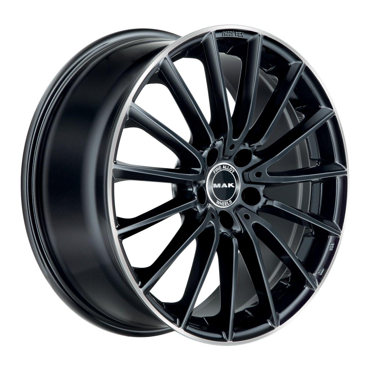 MAK KOMET gloss black mirror ring 8.0Jx19 5x112 ET38