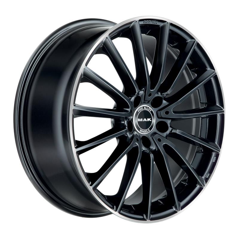 MAK KOMET gloss black mirror ring 10.0Jx21 5x112 ET22