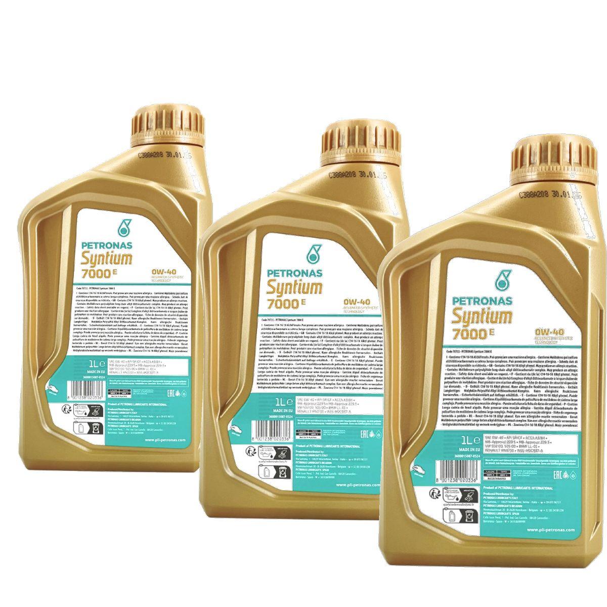 Petronas Syntium Supreme E 0W-40 3x1 Liter