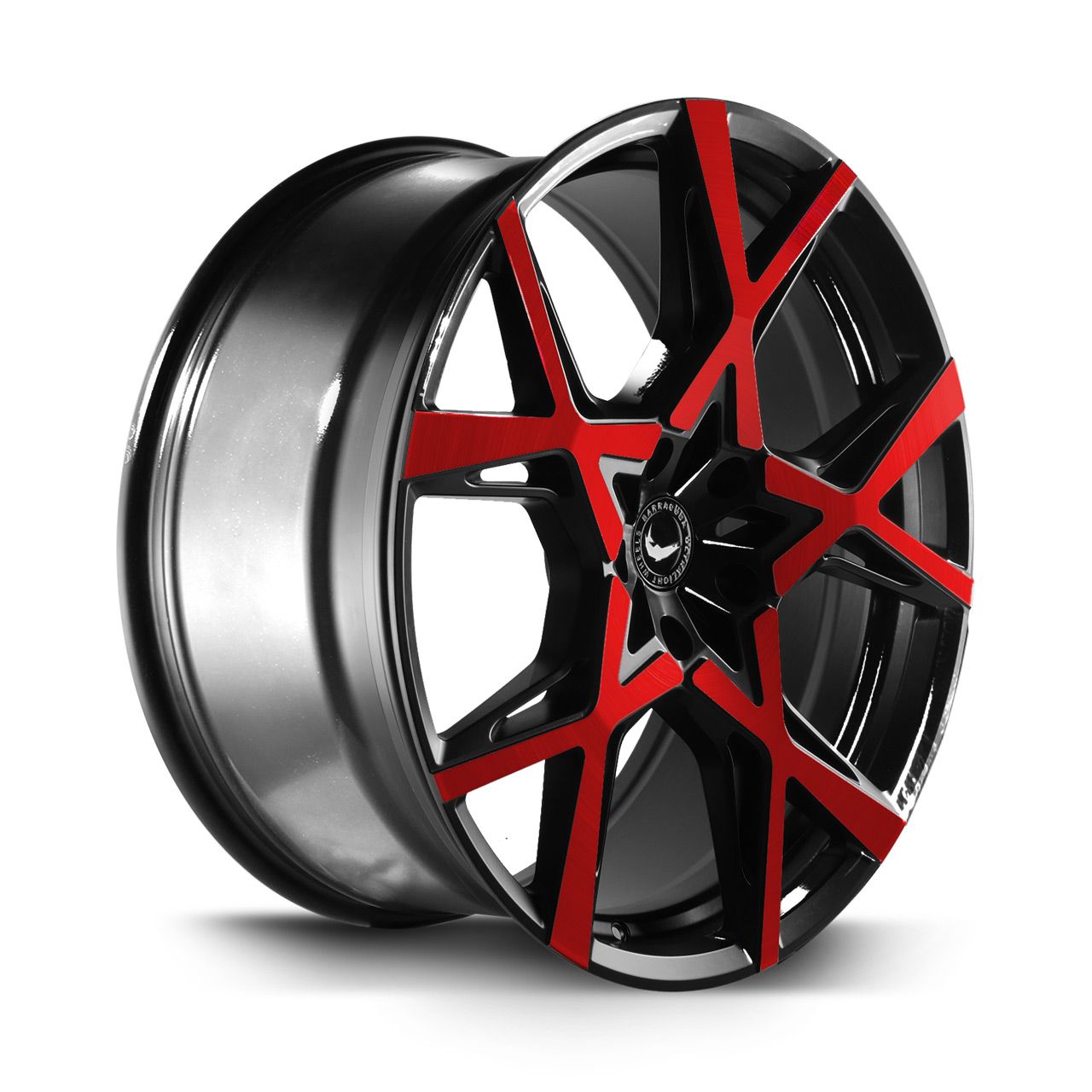 BARRACUDA PROJECT X gloss black flashred 10.0Jx22 5x112 ET45