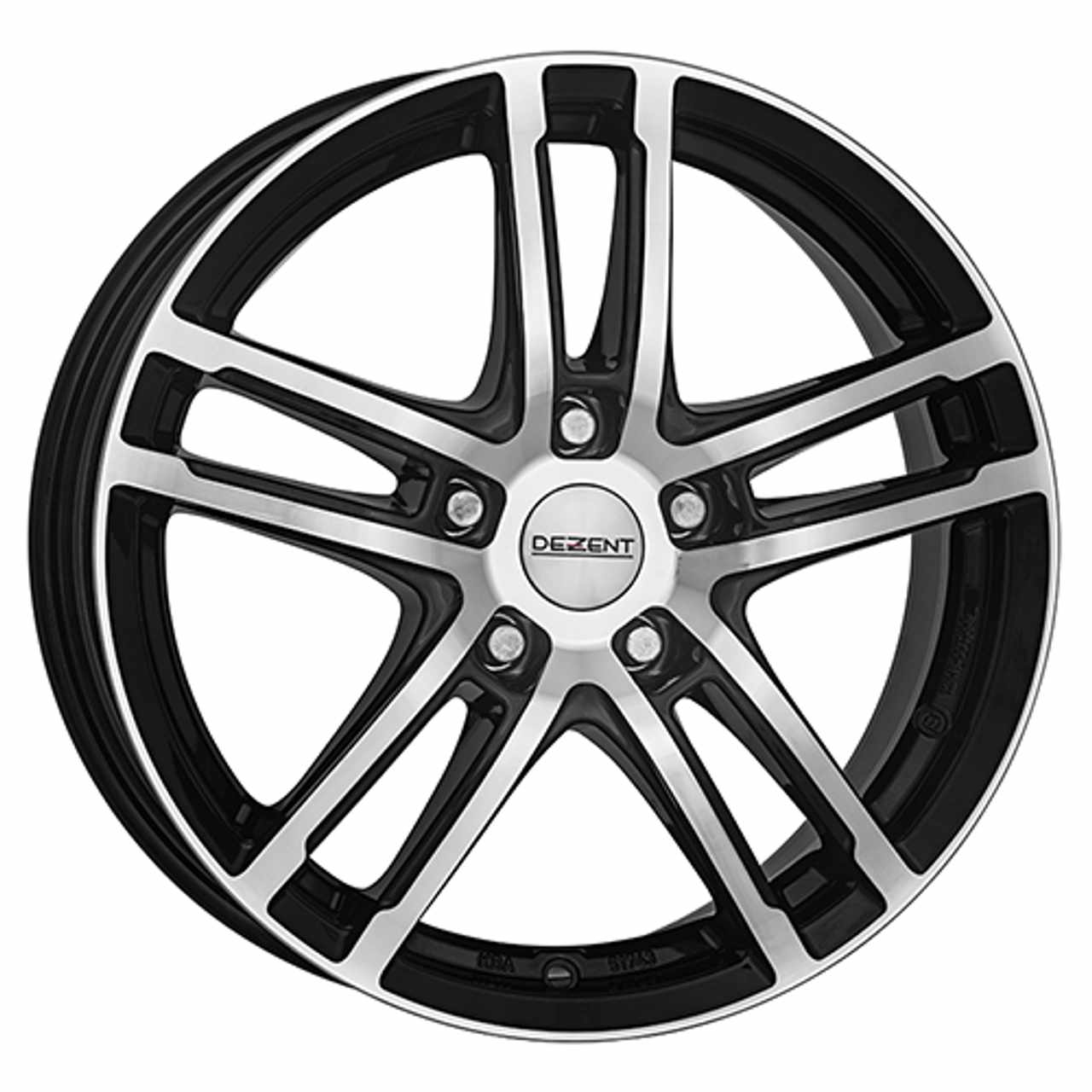 DEZENT DEZENT TZ DARK schwarz poliert 6.5Jx16 5x114.3 ET48