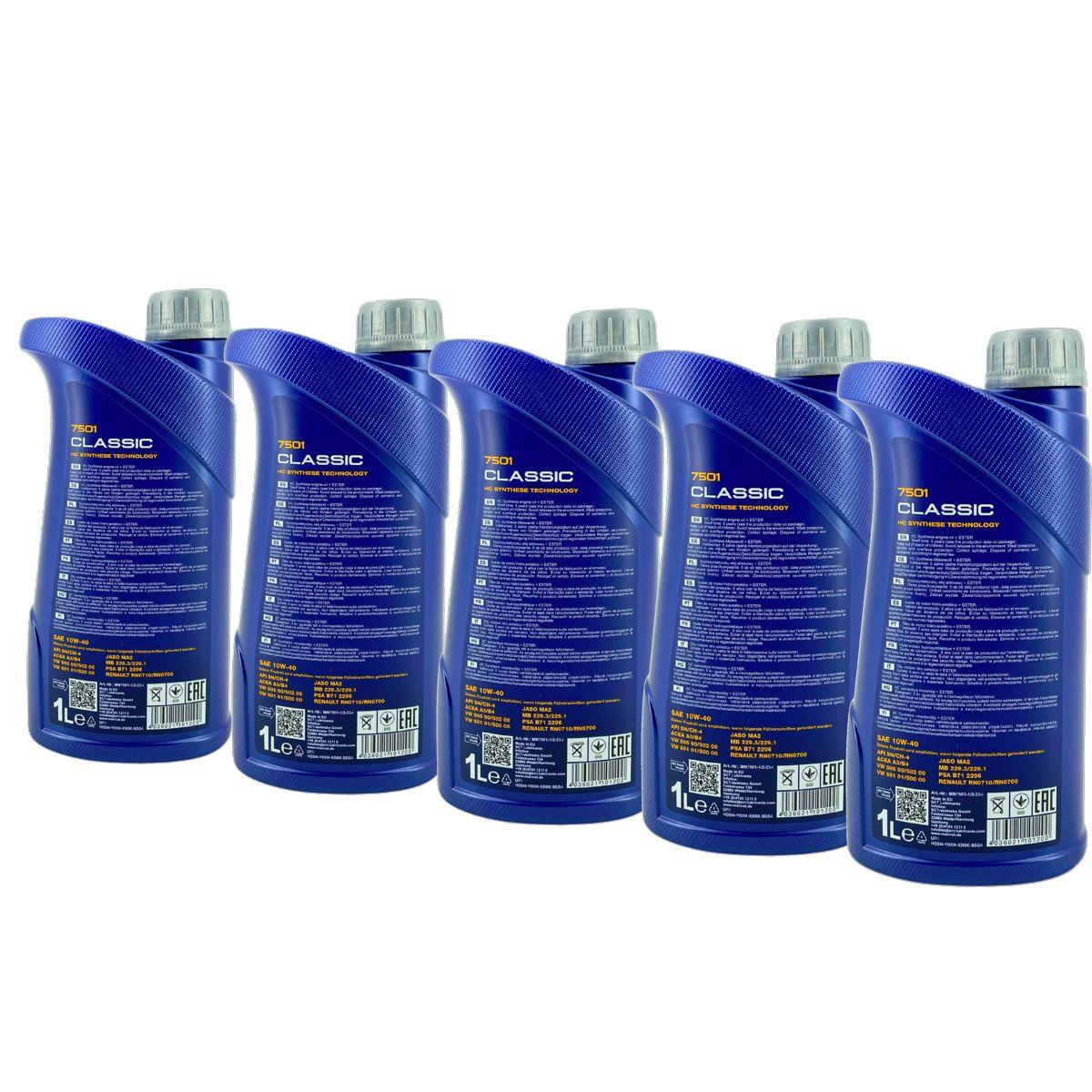 Mannol Classic 10W-40 5x1 Liter