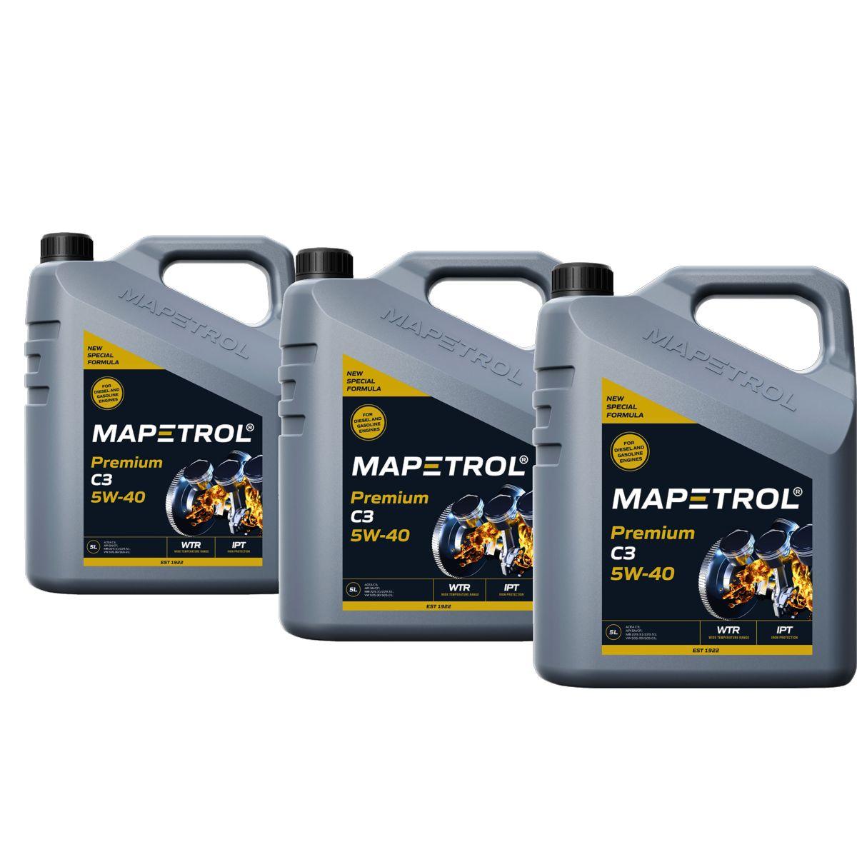 Mapetrol Premium C3 5W-40 3x5 Liter