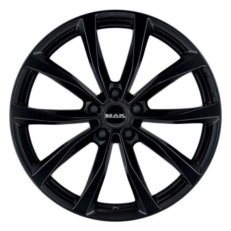 MAK WOLF gloss black 6.5Jx16 5x108 ET45