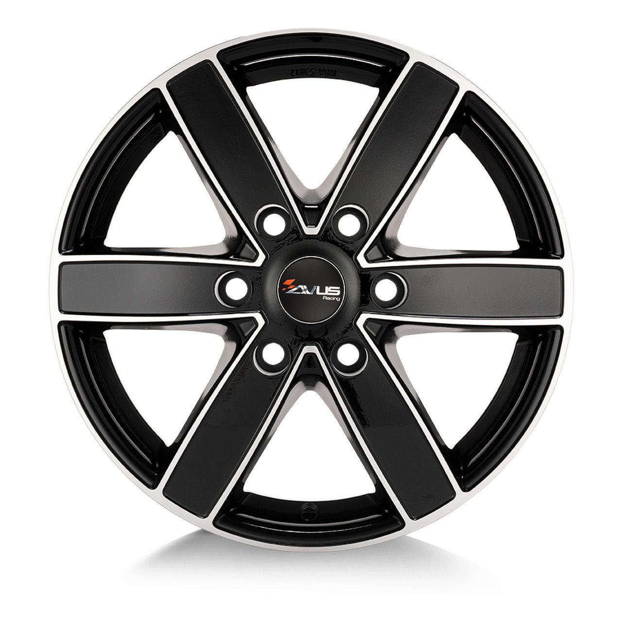 AVUS RACING AC-V61 black polished 8.0Jx18 6x114 ET45