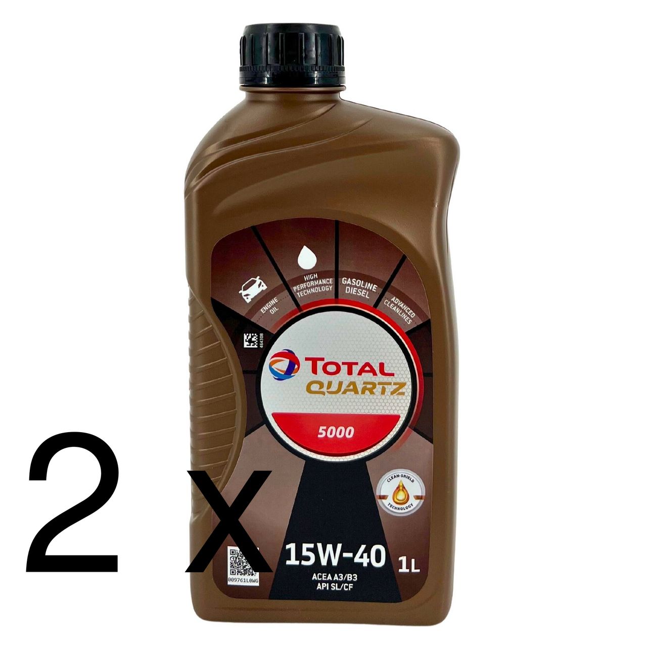 Total Quartz 5000 15W-40 2x1 Liter