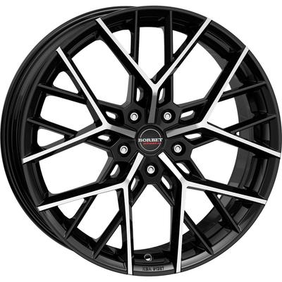 BORBET DESIGN BY black polished glossy 8.0Jx18 5x108 ET45