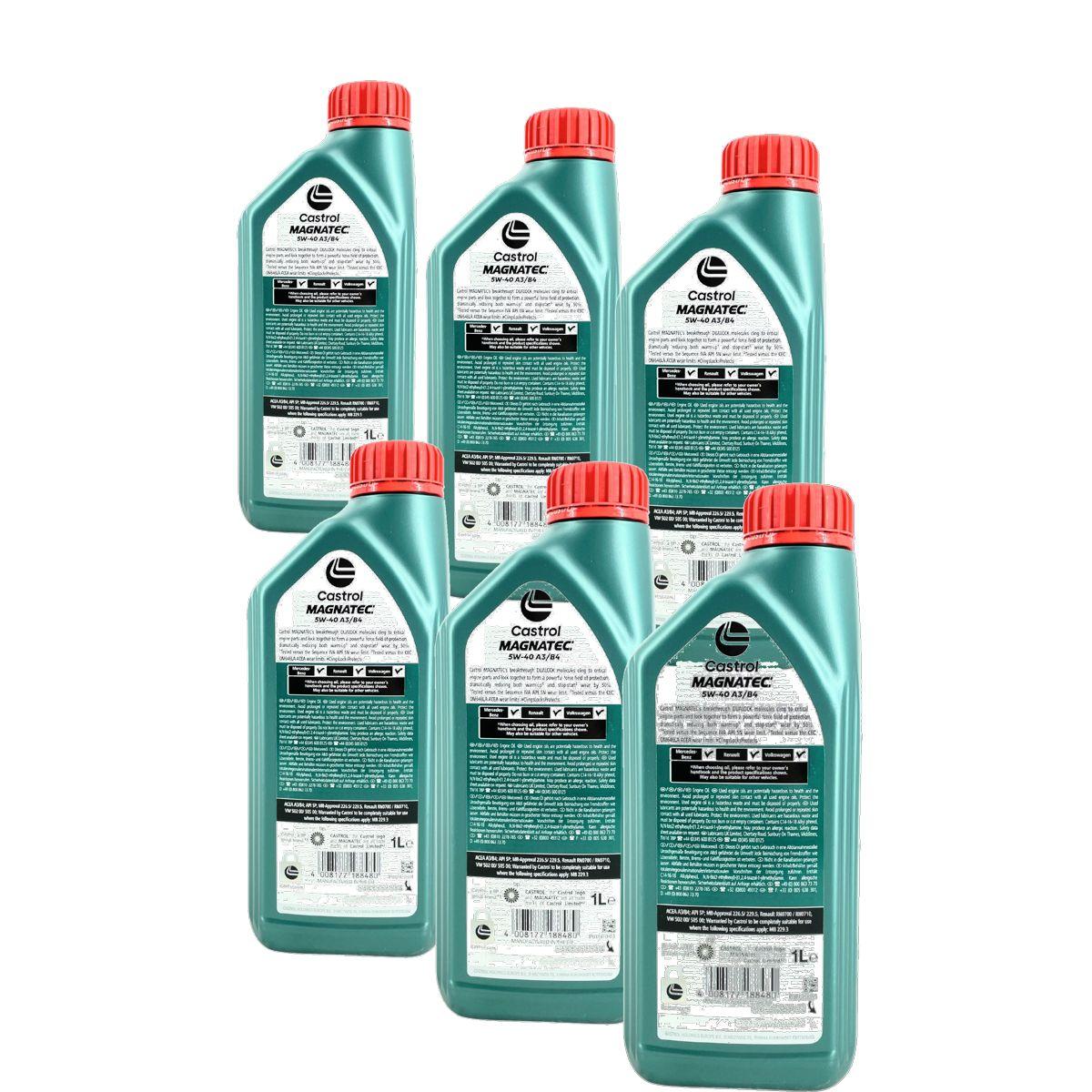 Castrol Magnatec 5W-40 A3/B4 6x1 Liter
