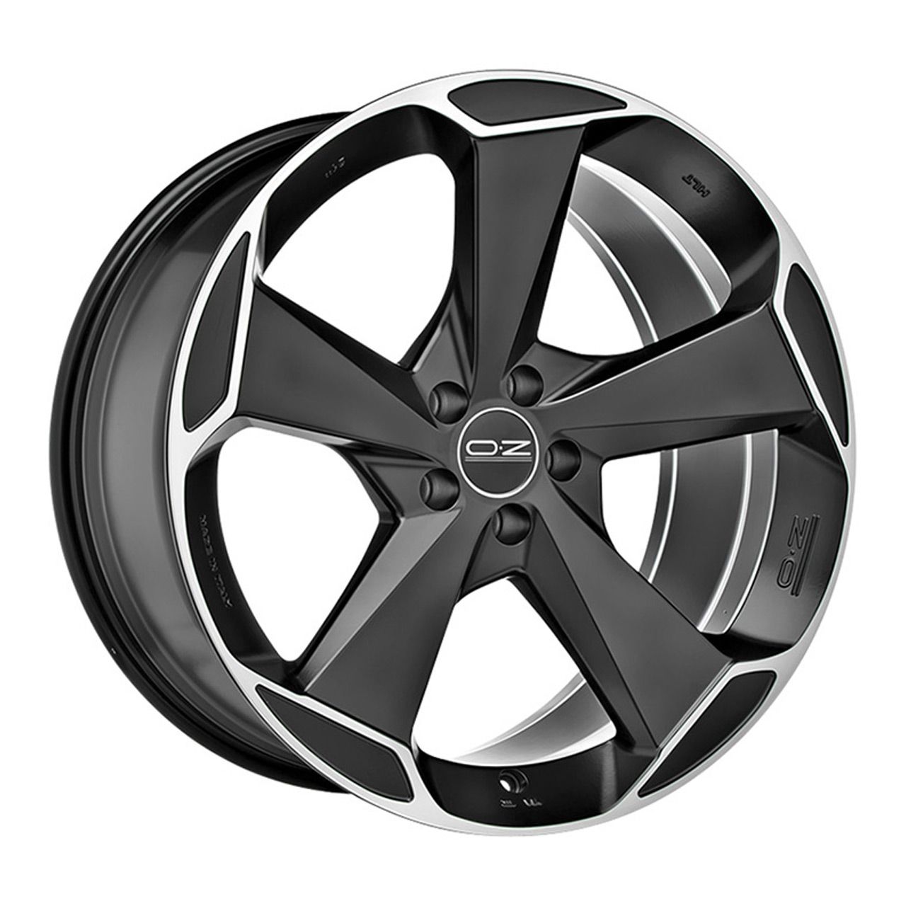 OZ ASPEN HLT matt schwarz diamond cut 11.0Jx21 5x130 ET60