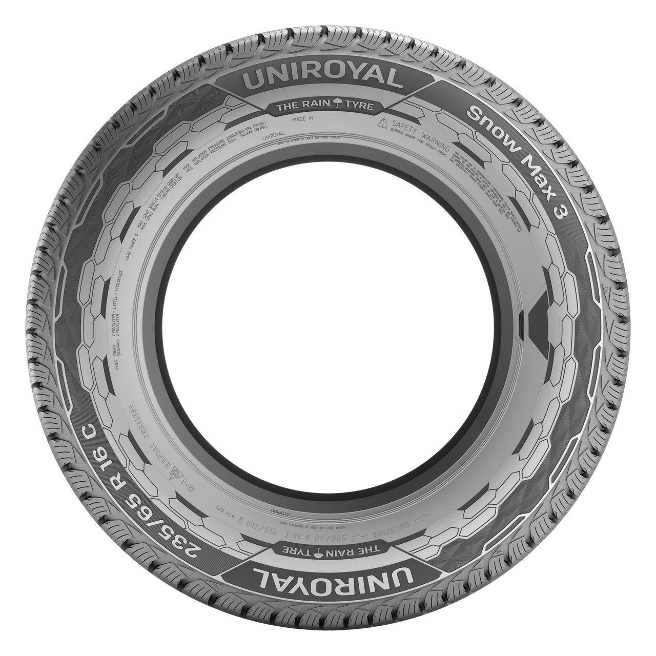 UNIROYAL SNOW MAX 3 225/75R16C 121/120R