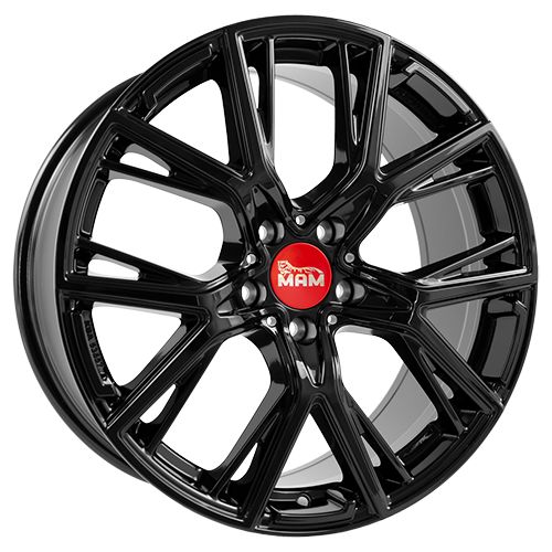 MAM MAM B4 black painted 8.5Jx19 5x114.3 ET40