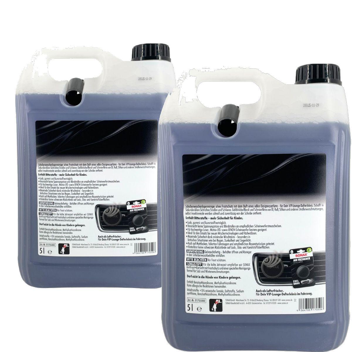 Sonax ScheibenReiniger gebrauchsfertig Edeldark 2x5 Liter