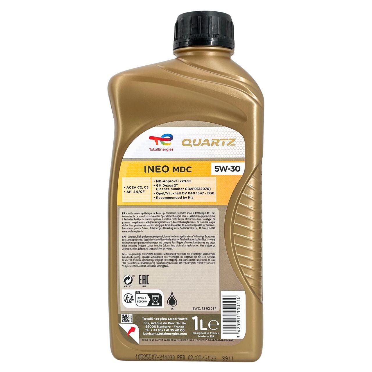 Total Quartz Ineo MDC 5W-30 1 Liter