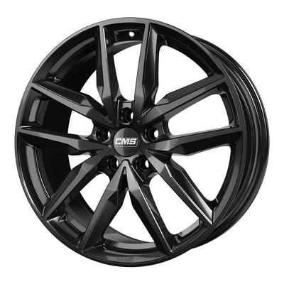 CMS C28-CBG complete black gloss 7.0Jx17 5x108 ET48
