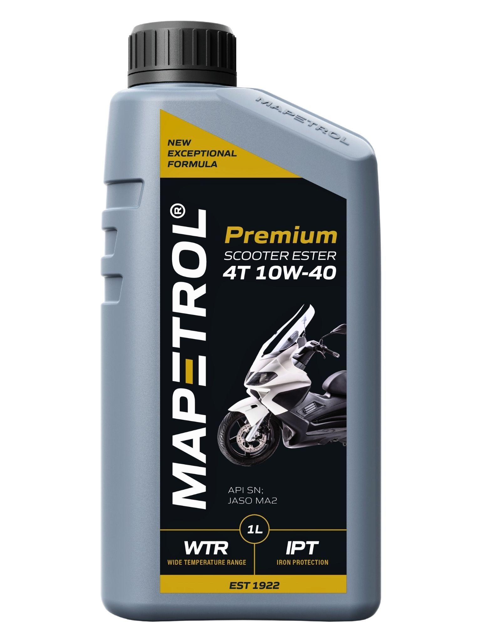 Mapetrol Premium Scooter Ester 4T 10W-40 1 Liter