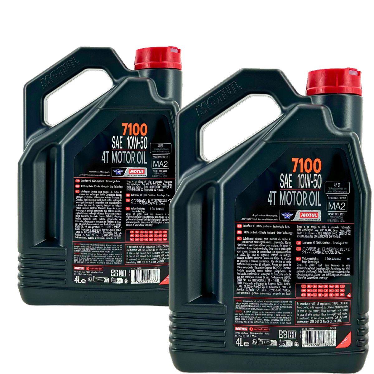 Motul 7100 10W-50 4T 2x4 Liter