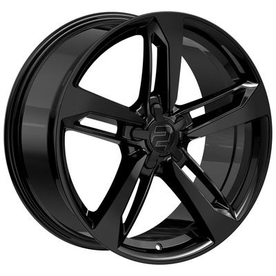 WHEELWORLD-2DRV WH36 black glossy painted 8.5Jx19 5x112 ET48