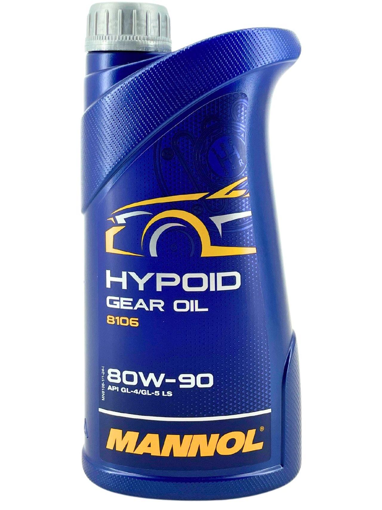 Mannol Hypoid Gear Oil Getriebeöl 80W-90 GL-4/GL-5 LS 1 Liter