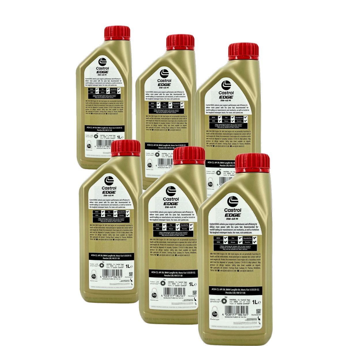 Castrol Edge 5W-40 M 6x1 Liter