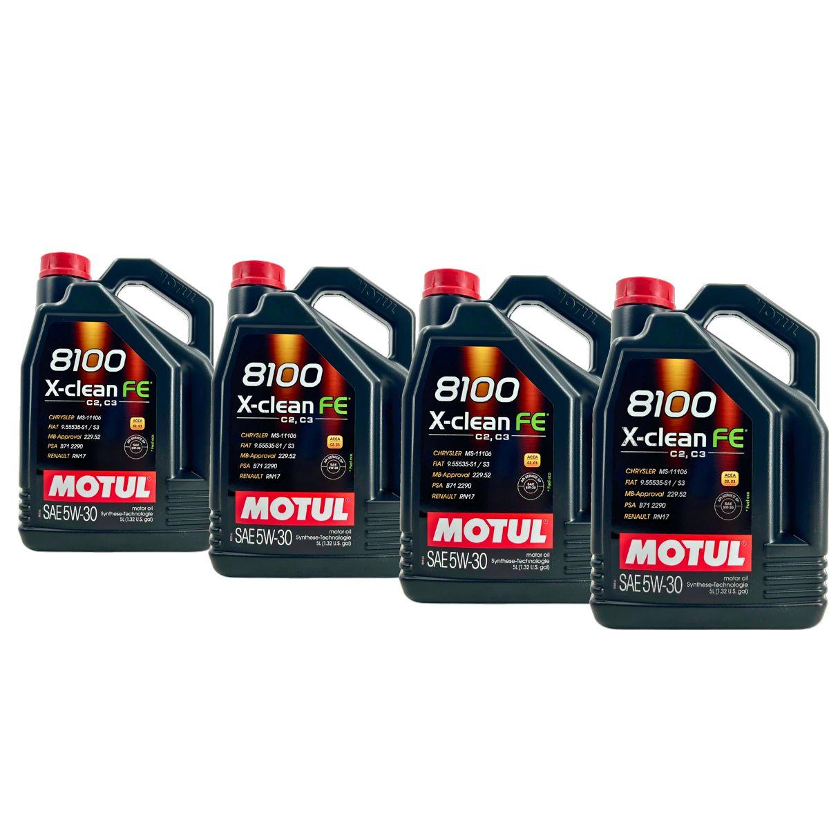Motul 8100 X-Clean FE 5W-30 4x5 Liter
